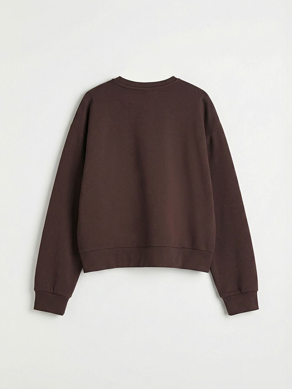 Kahverengi Baskılı Kız Çocuk Sweatshirt ve Eşofman Altı-3