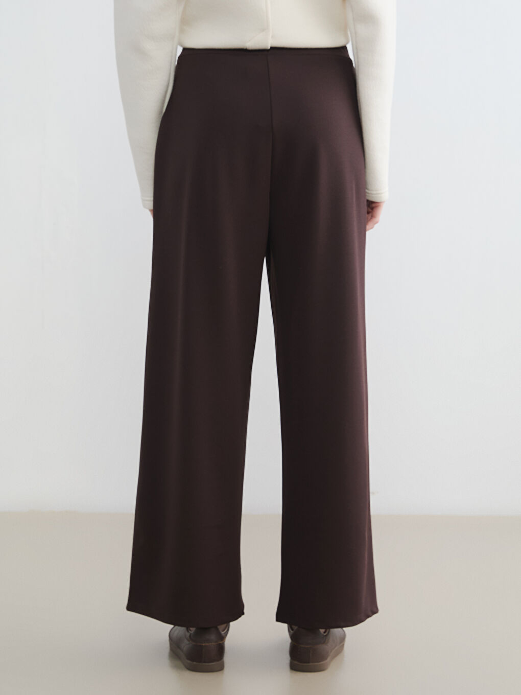 Woman BROWN Trousers-3