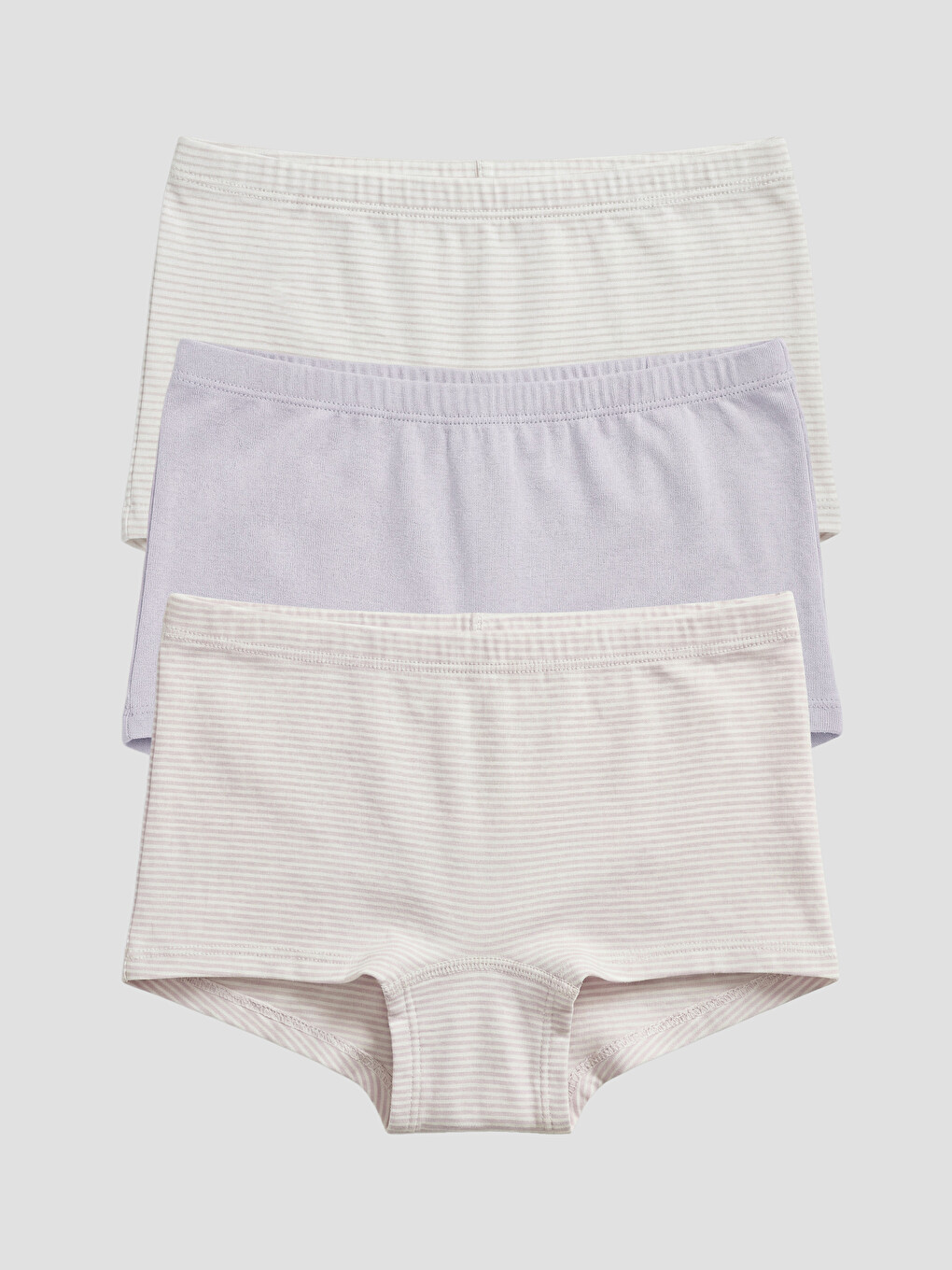 Girl White Boxer Briefs-1