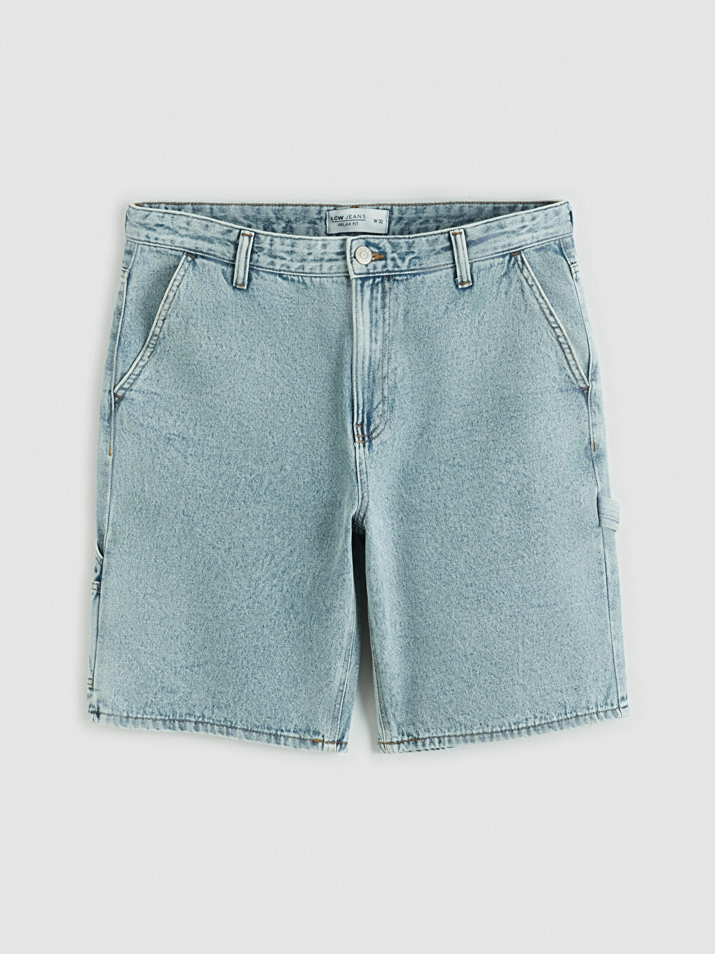 Pantaloni scurți din denim Regular Fit pentru bărbați-3