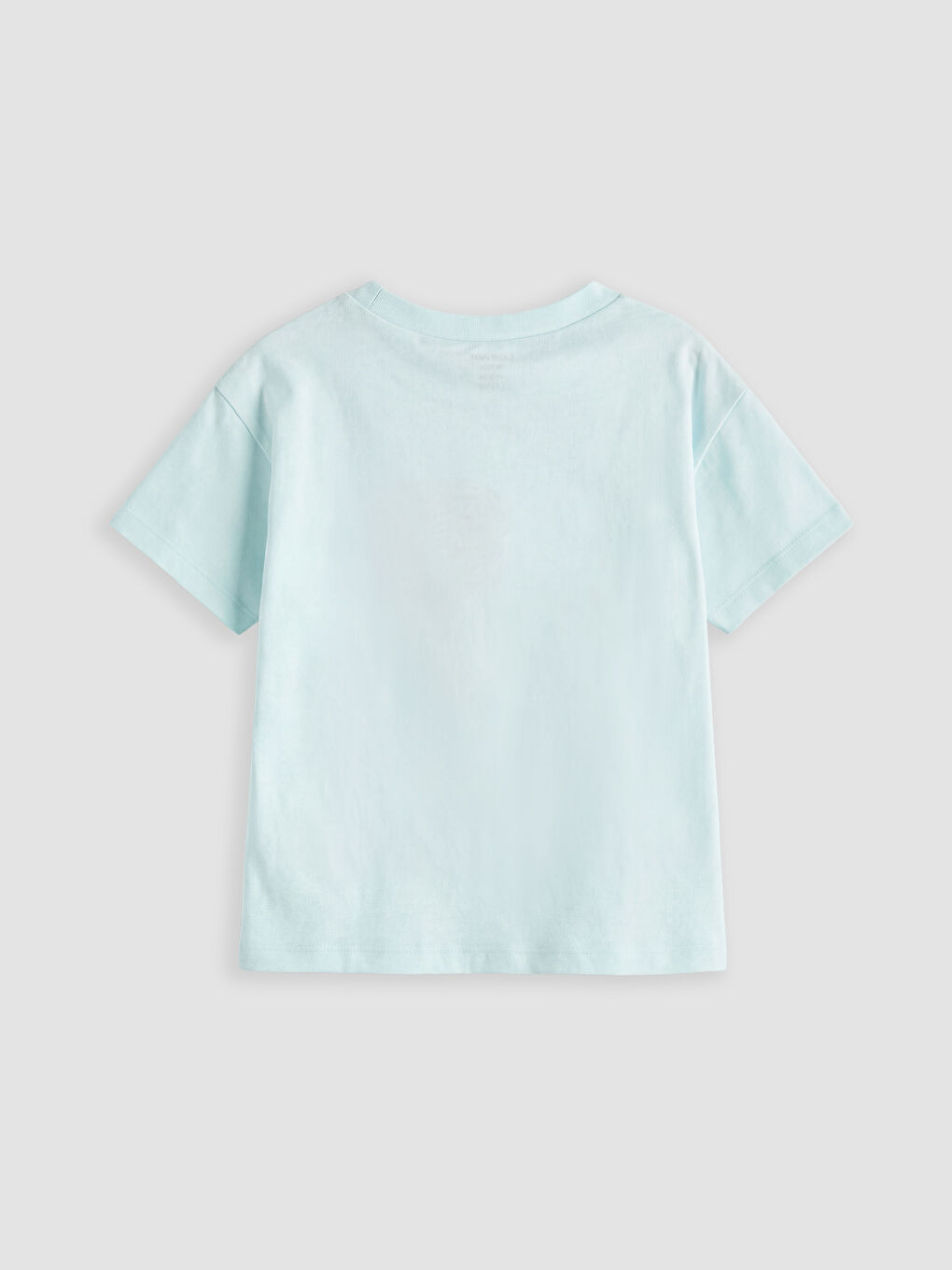 Mavi Baskılı Erkek Bebek Tişört ve Şort Takım-2