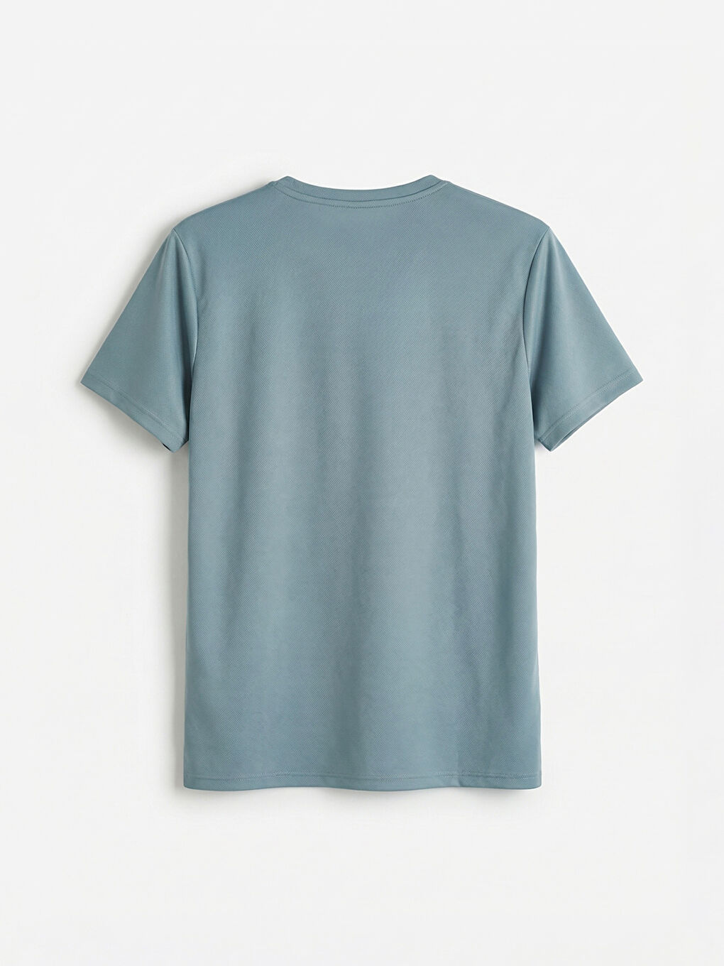 Mavi Bisiklet Yaka Erkek Spor Tişört-5