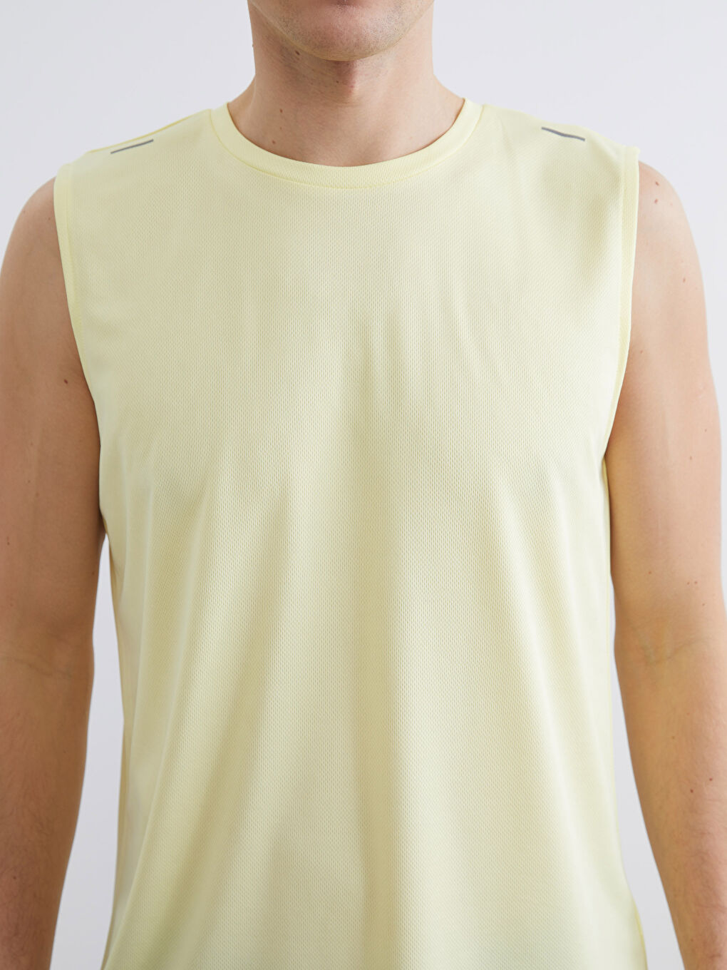 Man YELLOW Athletic Tank Top-2