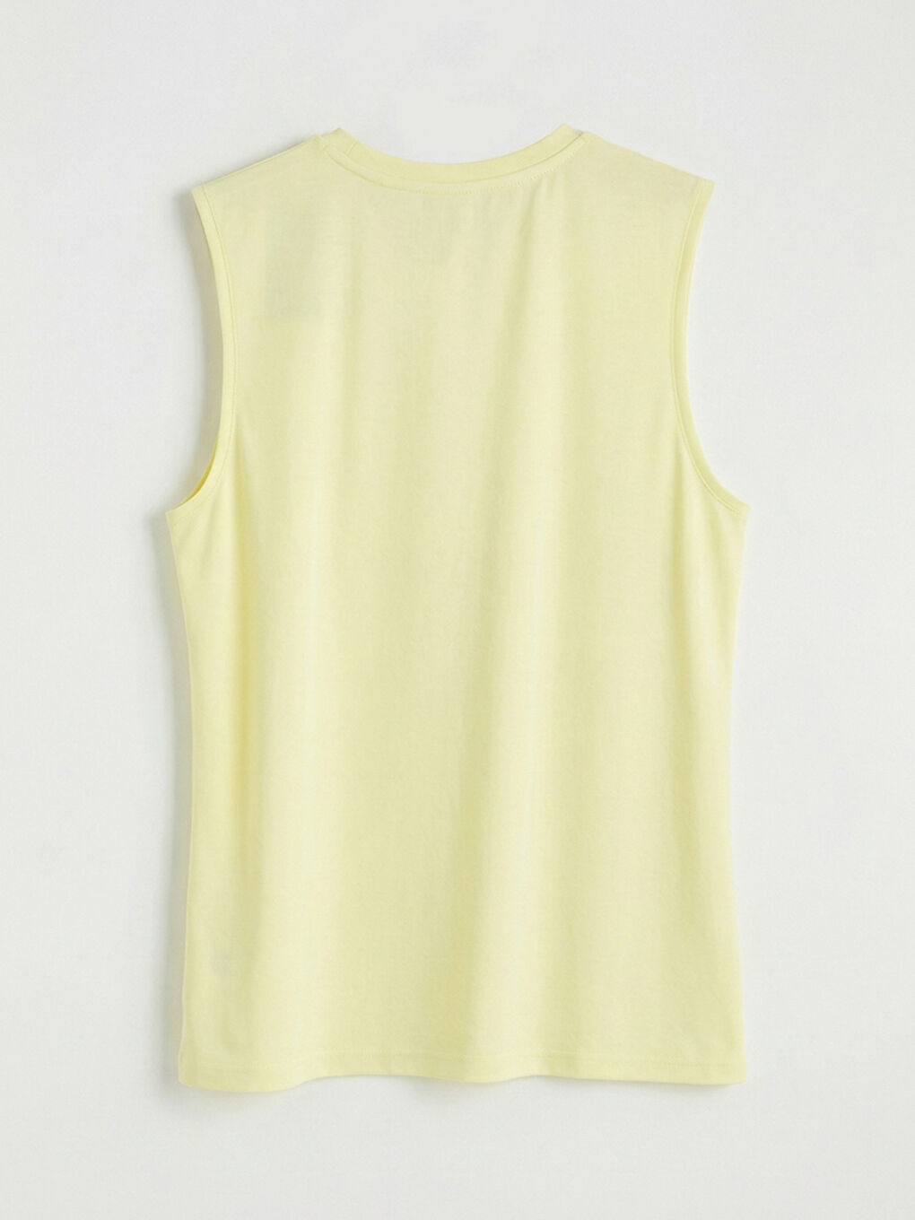 Man YELLOW Athletic Tank Top-5