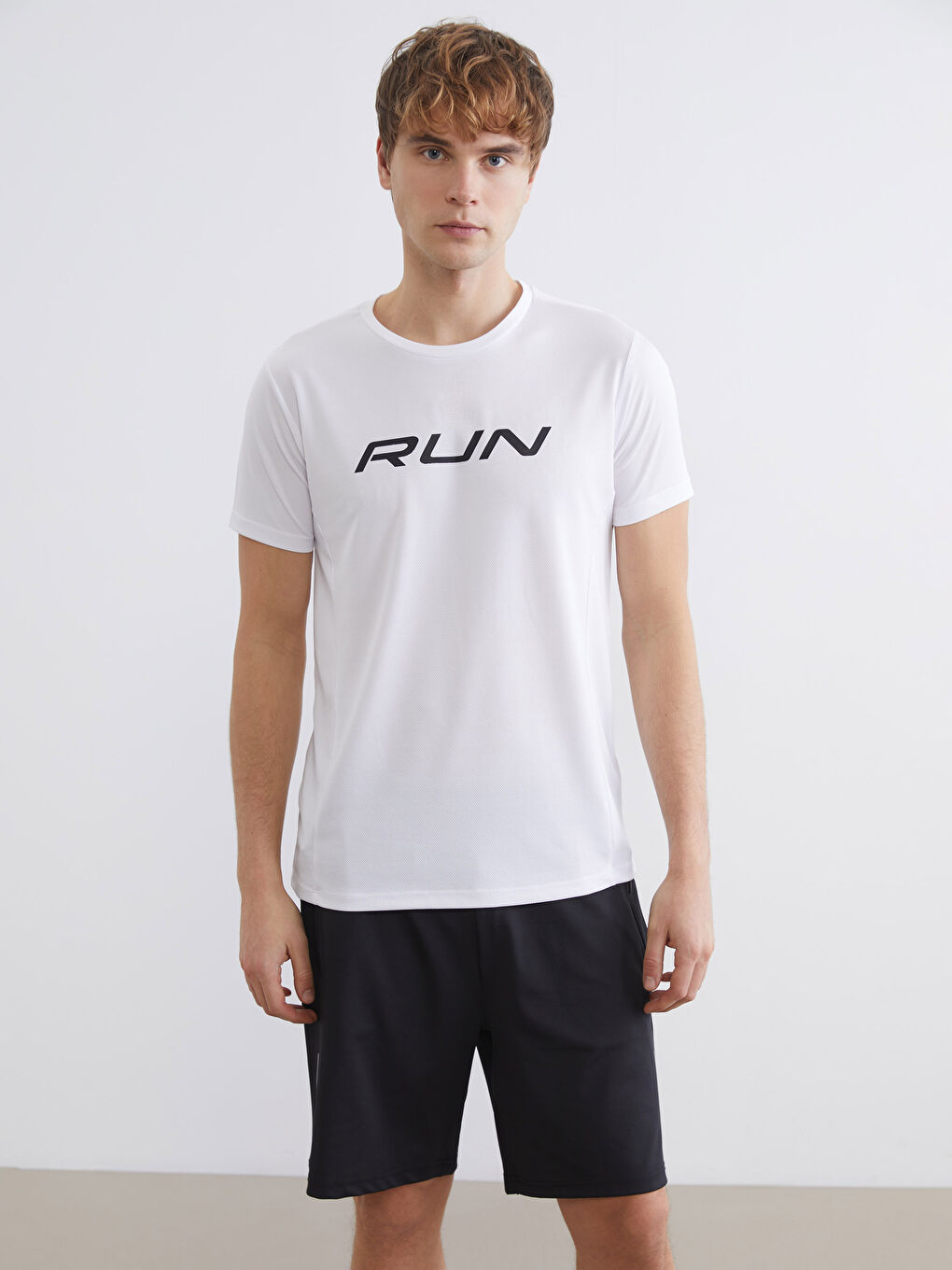 Man WHITE Sports T-Shirt