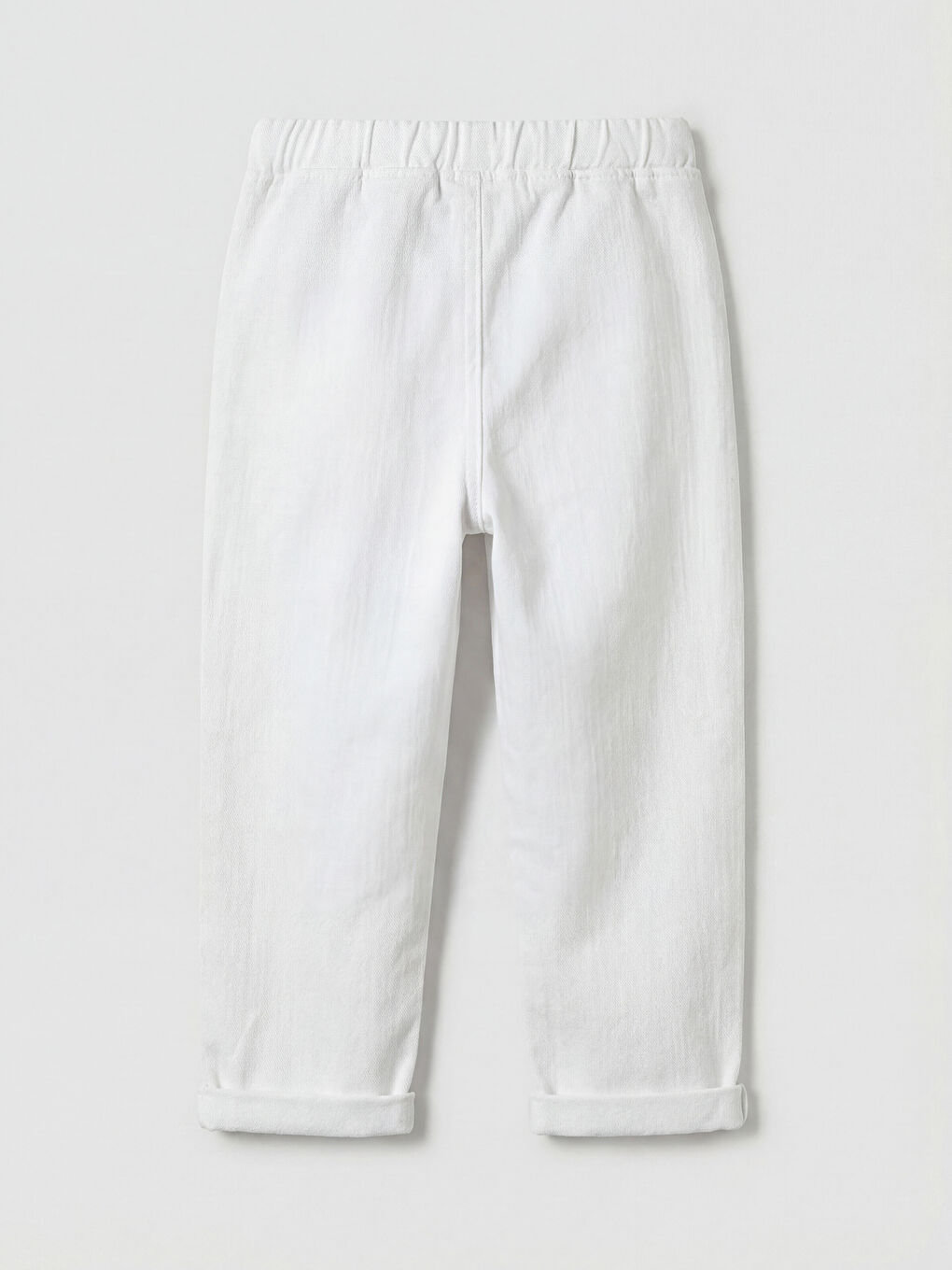 Pantaloni ALB Băiat-1