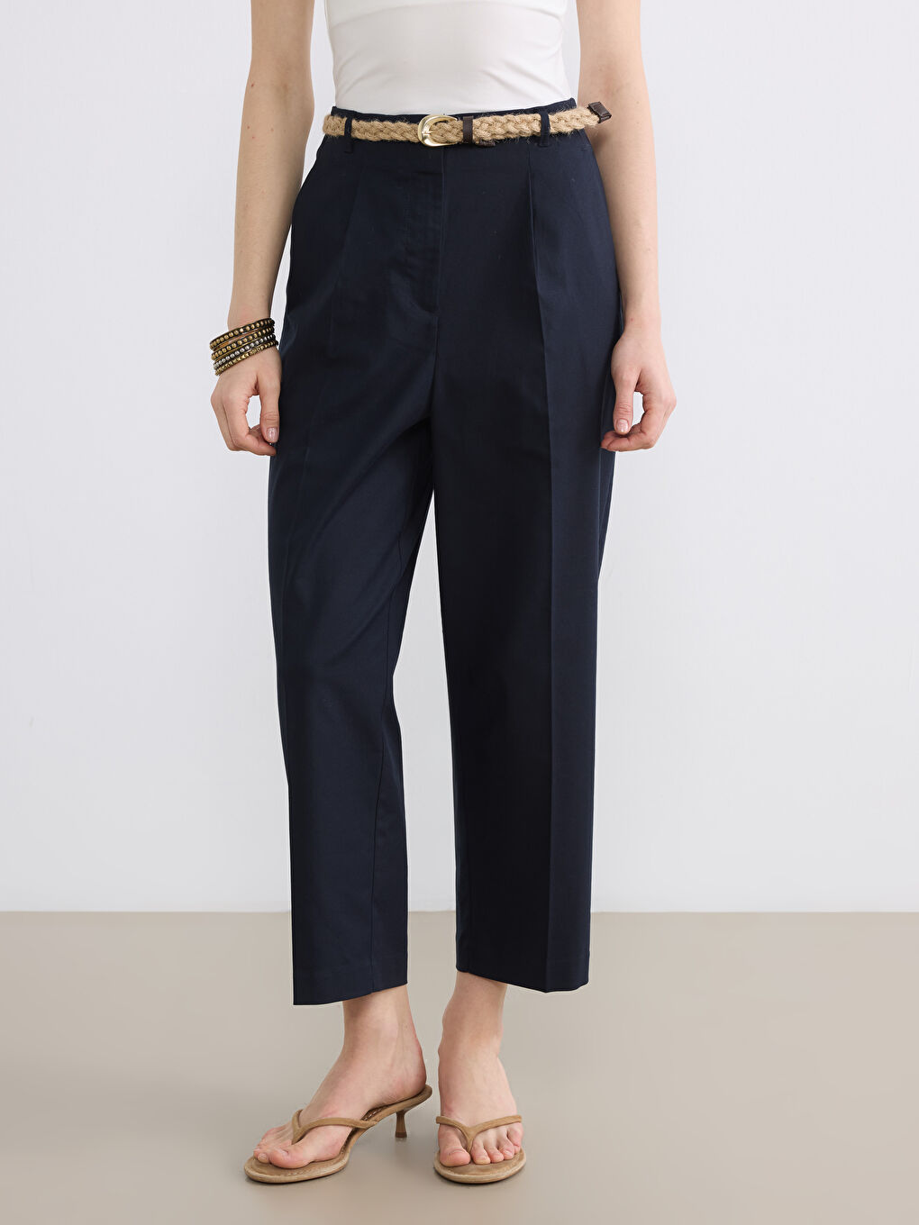 TAMNO PLAVA Pantalone Žena-1