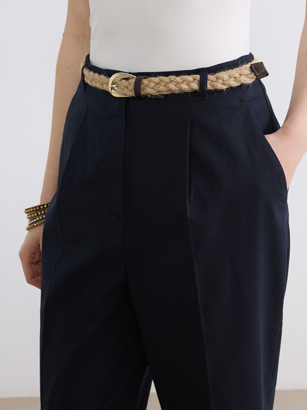 TAMNO PLAVA Pantalone Žena-2