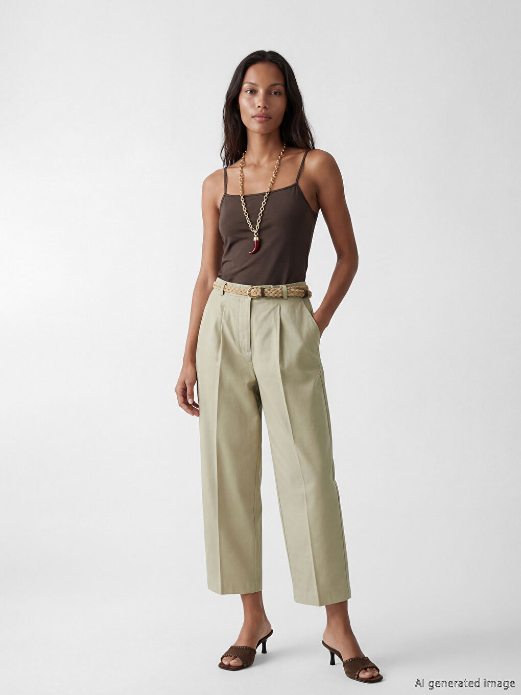 Woman GREEN Trousers