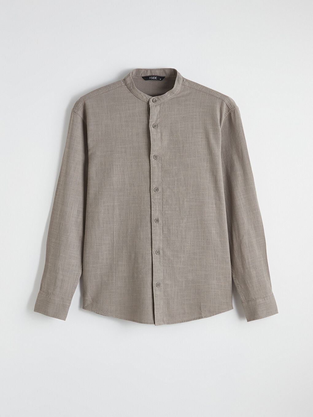 მამაკაცები ბეჟი პერანგი-4