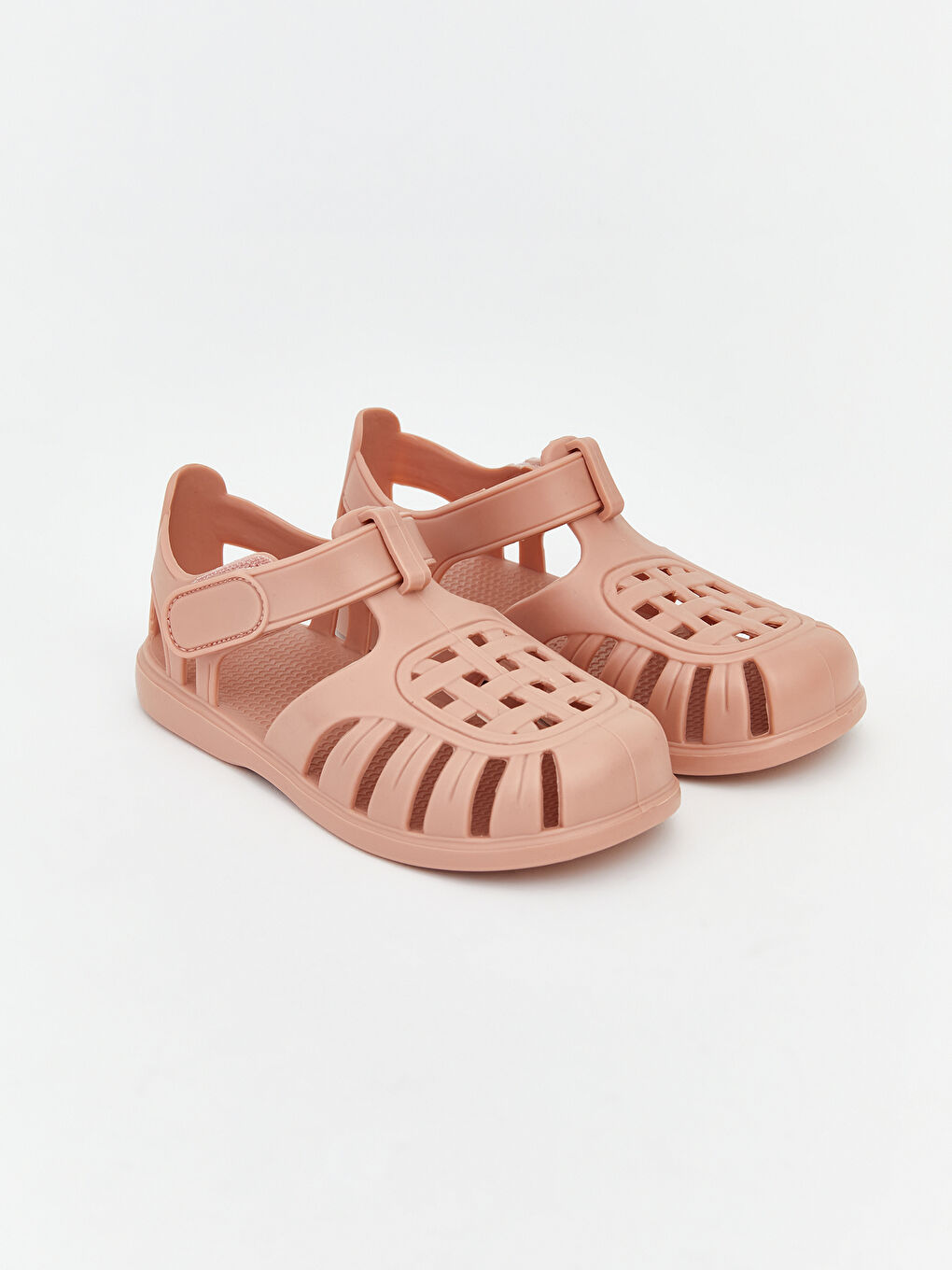 Pembe Cırt Cırt Kapamalı Kız Bebek Sandalet