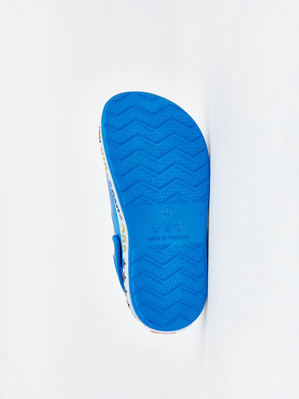 Mavi Sonic Baskılı Erkek Bebek Plaj Sandaleti-4