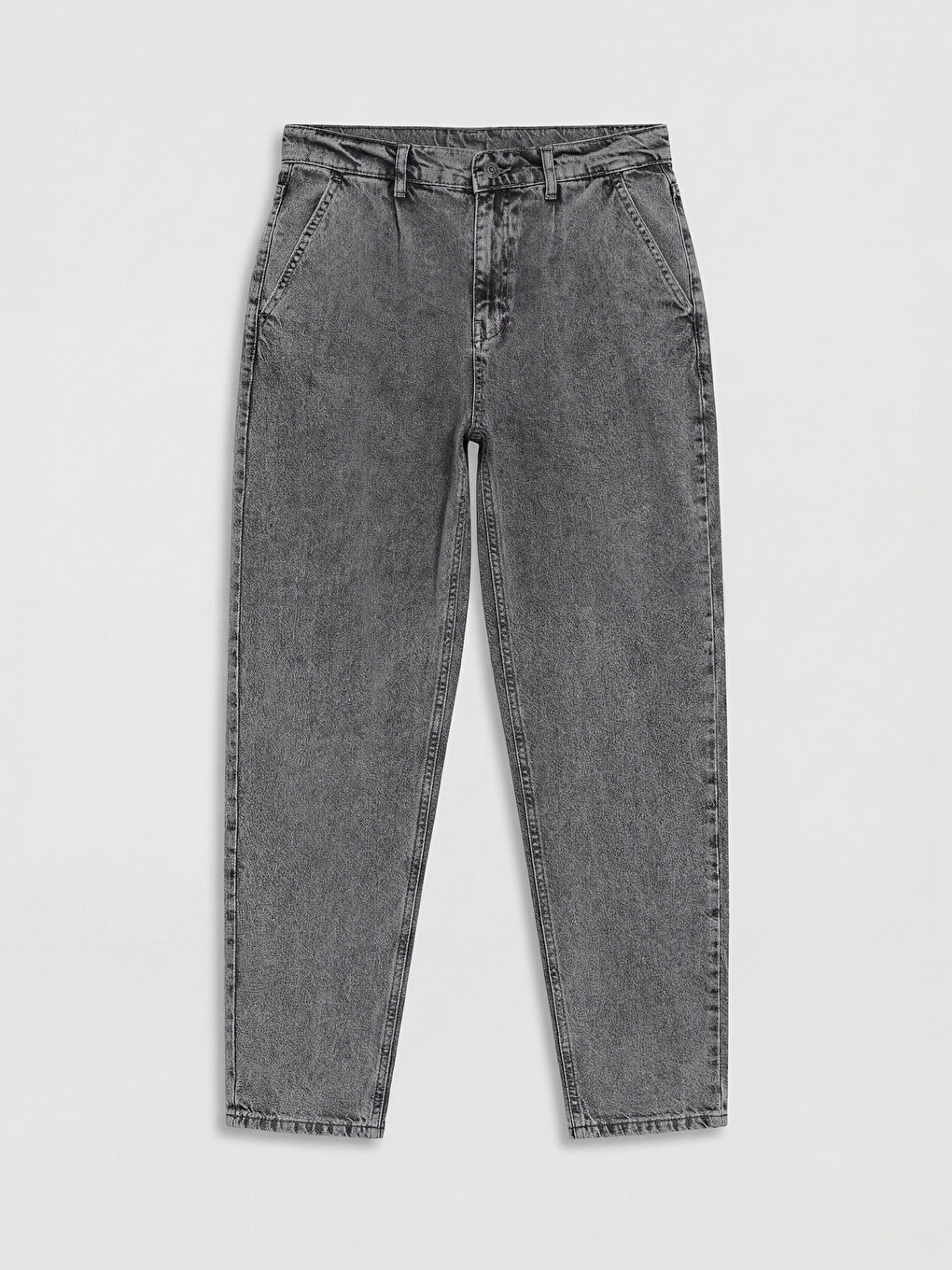 Gri 800 Balloon Fit Erkek Jean Pantolon-4