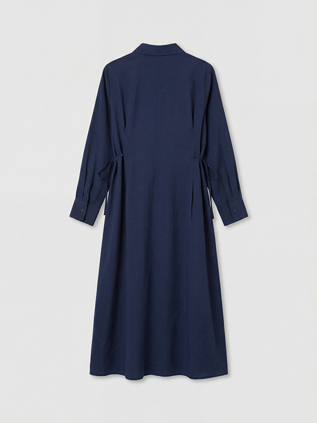 Robe De Chemise En Mélange De Modal Avec Ceinture À La Taille-5
