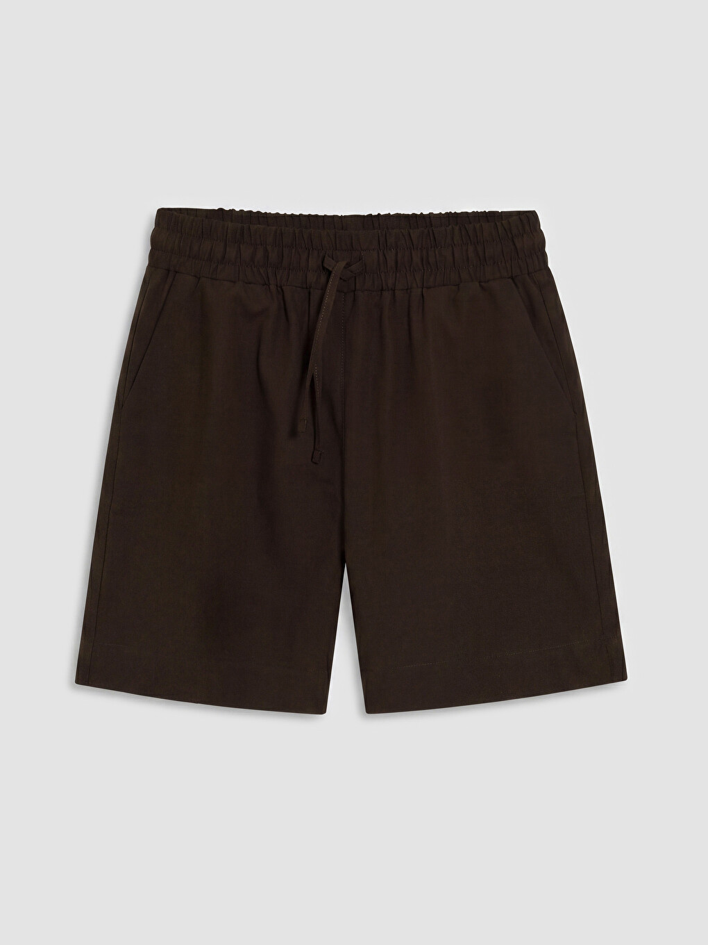 Woman Brown Shorts-4