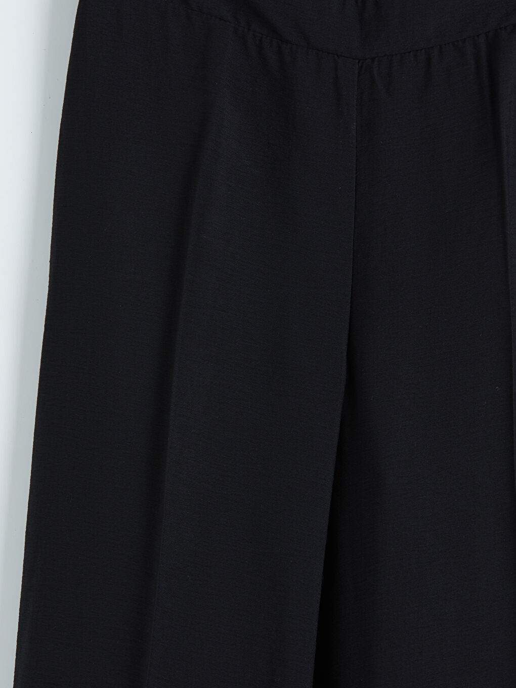 Elastic Waist Wide Leg Women's Trousers-6