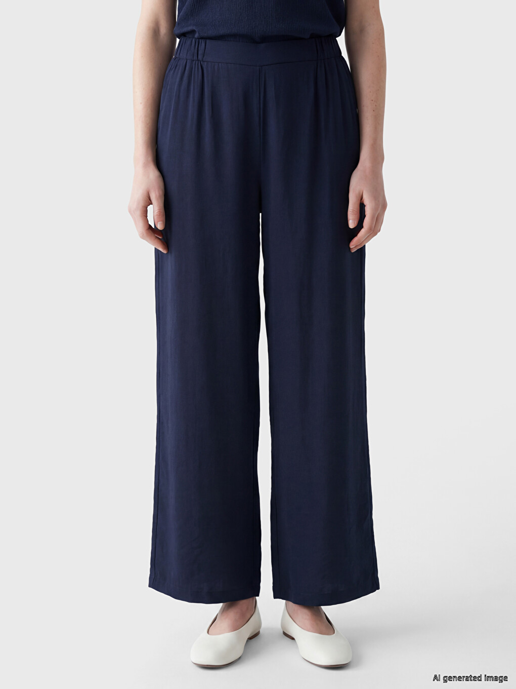 Pantalone Za Žene Elastičnog Struka-1