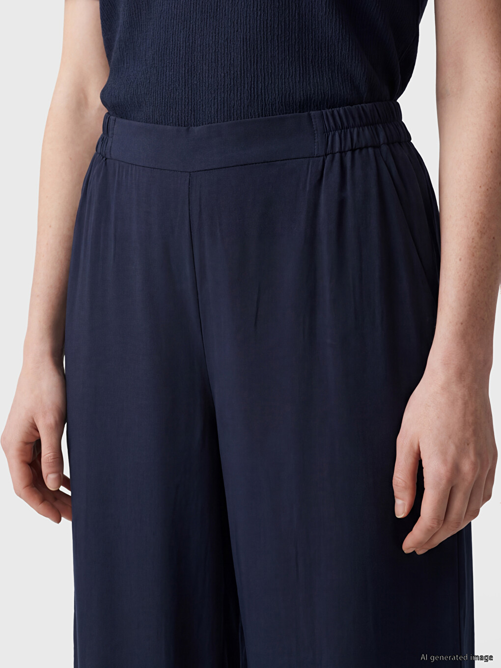 Pantalone Za Žene Elastičnog Struka-2