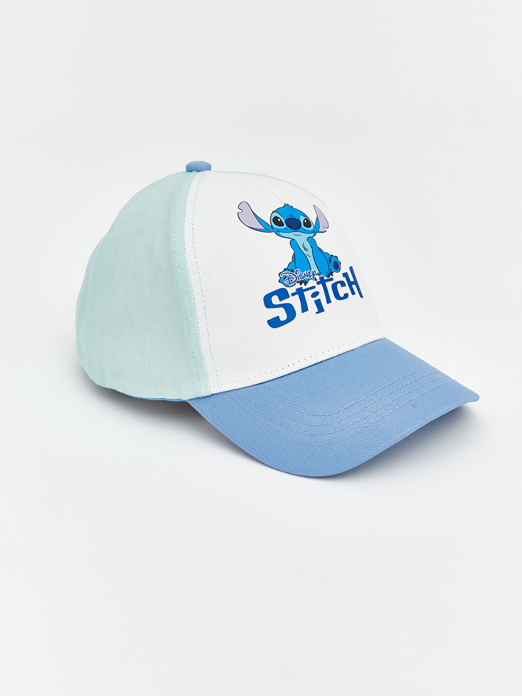 Mavi Stitch Baskılı Erkek Çocuk Şapka Seti 2'li-4