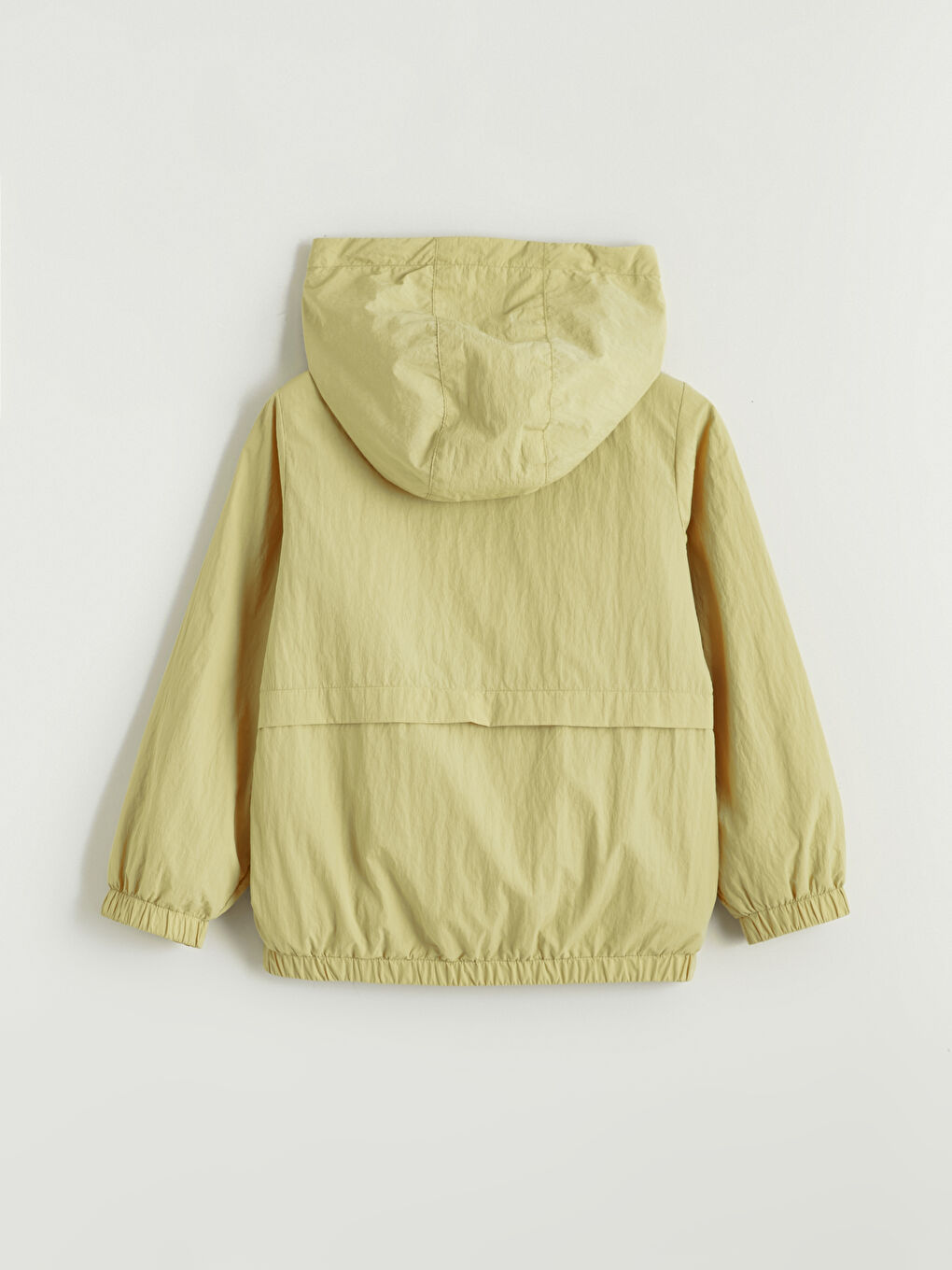 Sarı Kapüşonlu Erkek Çocuk Yağmurluk-3