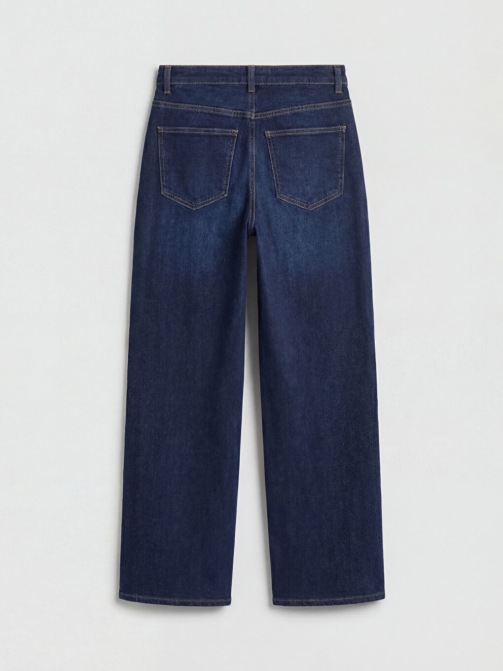 İndigo Wideleg Kadın Jean Pantolon-5