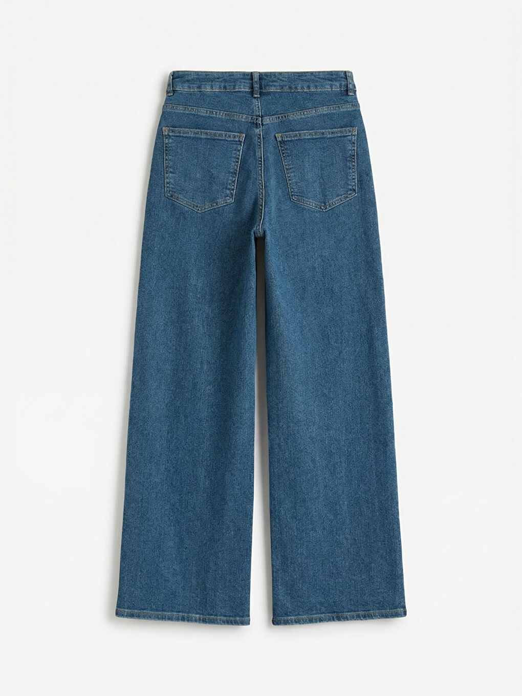 İndigo Wideleg Kadın Jean Pantolon	-5