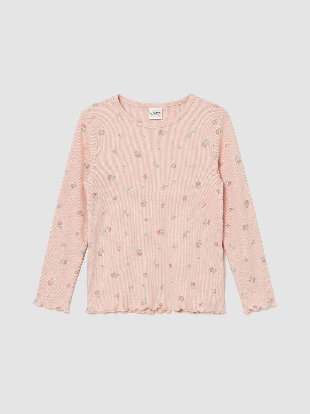 Pembe Desenli Kız Bebek Pijama Takımı-1