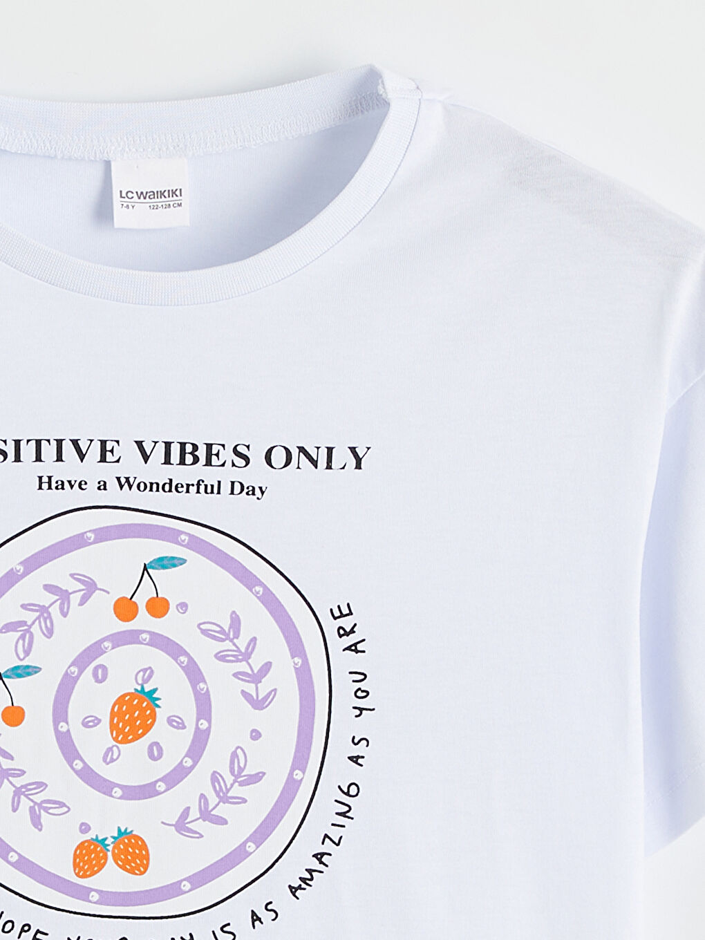 Lila Bisiklet Yaka Kız Çocuk Şortlu Pijama Takımı-2