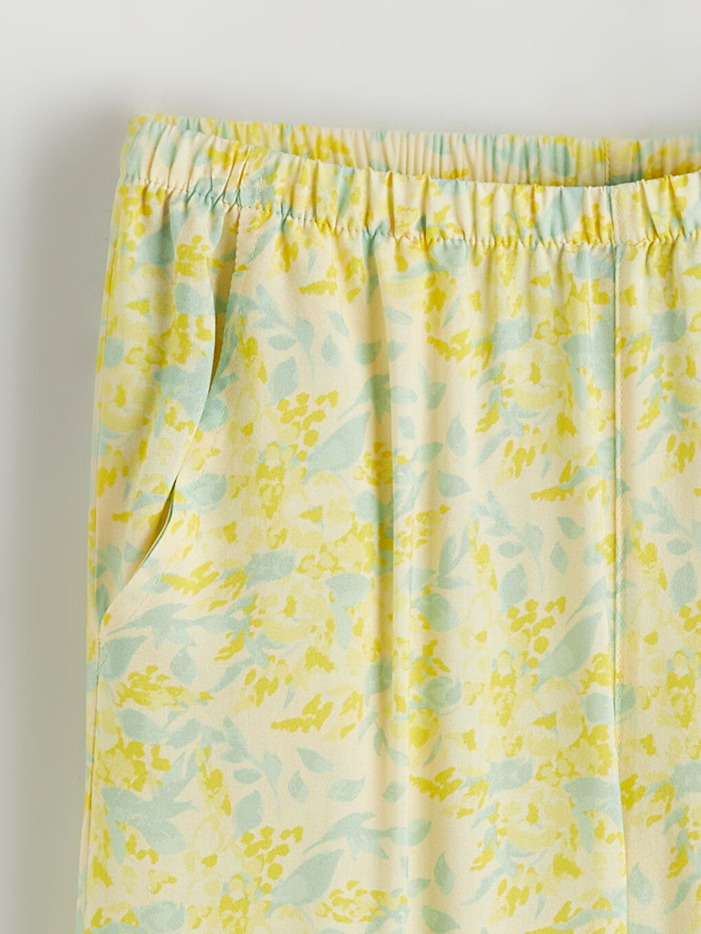 Floral Print Girls' Trousers-1