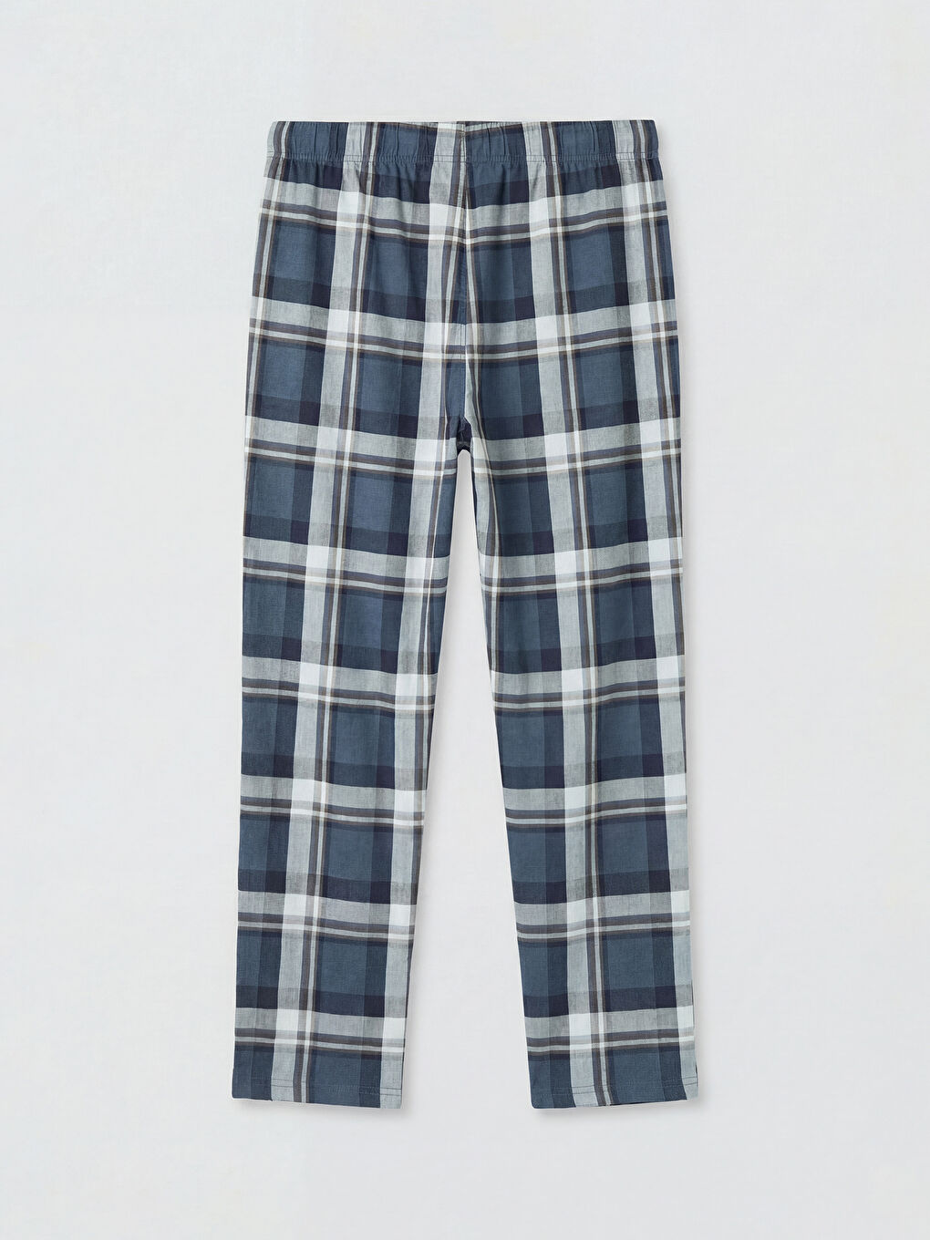 طقم بيجاما رجالي بقصة عادية بنقشة المربعات-12