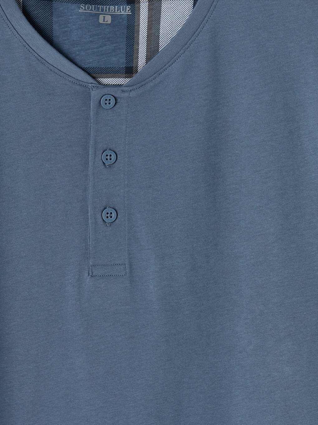 طقم بيجاما رجالي بقصة عادية بنقشة المربعات-14