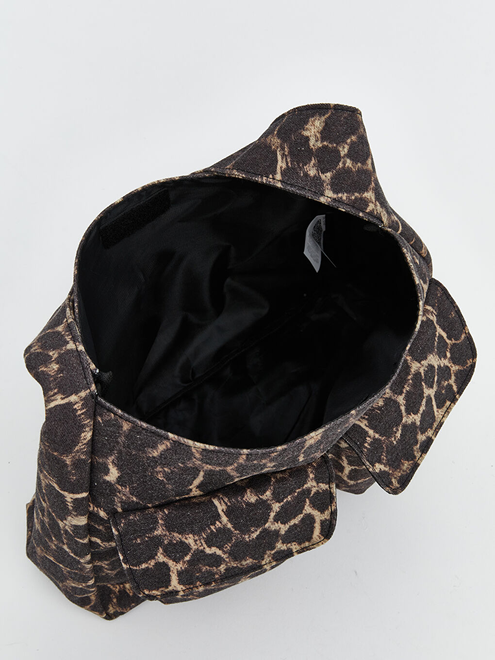 Сумка на плече з леопардовим принтом для жінок-3