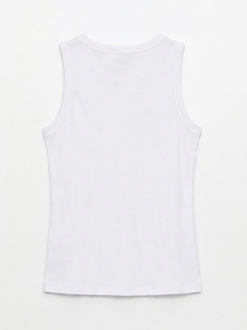 Beyaz Baskılı Kız Çocuk Atlet-1