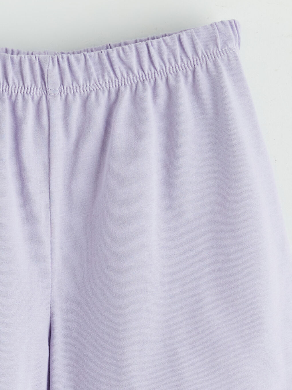Lila Baskılı Kız Çocuk Şortlu Pijama Takımı-5