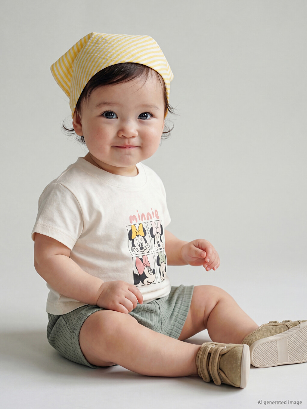 Minnie Mouse Printed Baby Girls' Set-1