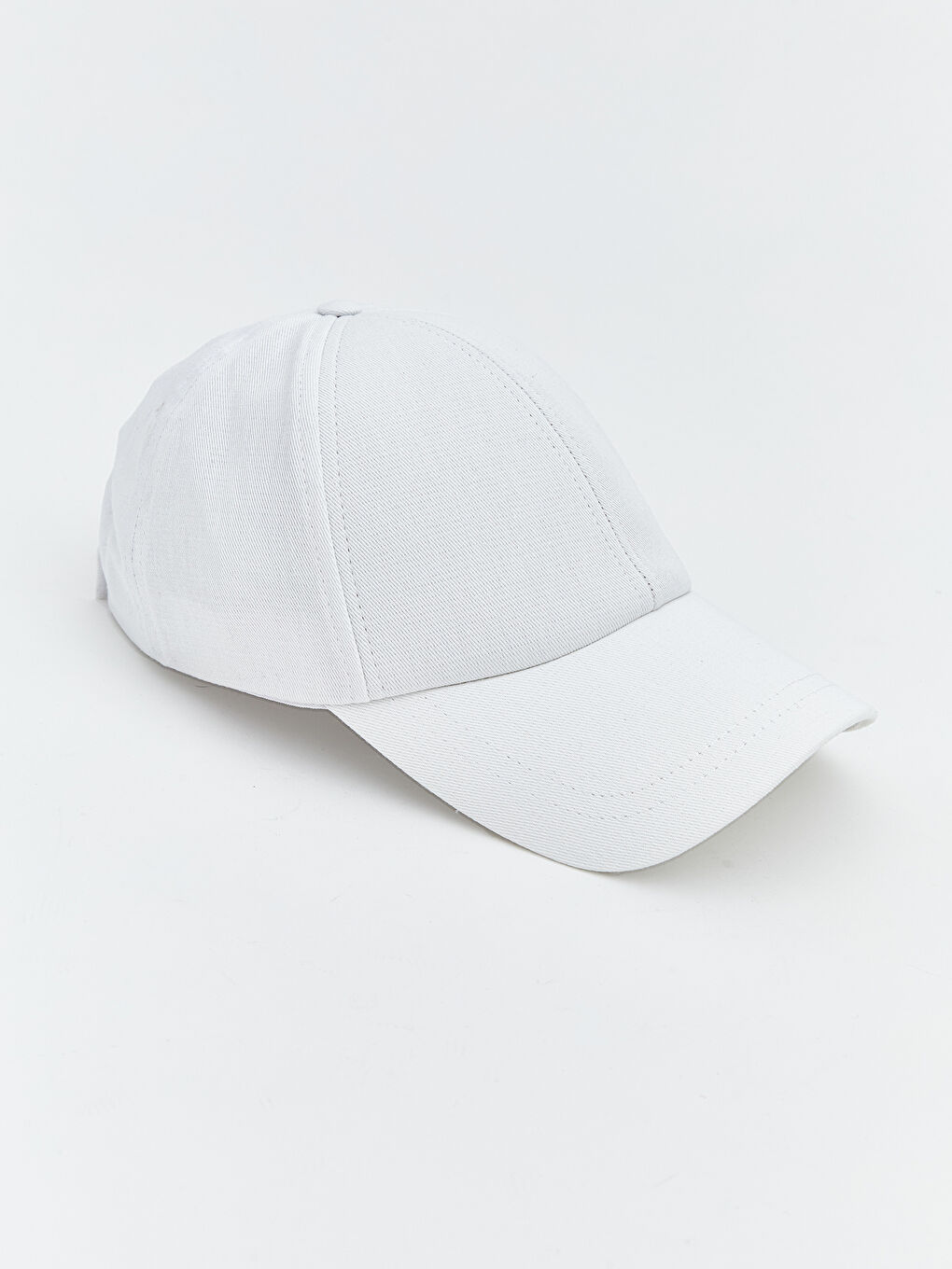 Beyaz Basic Kadın Kep Şapka-1