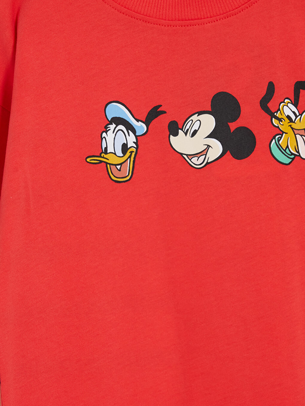 Kırmızı Mickey Mouse Baskılı Erkek Çocuk Tişört 2'li-6