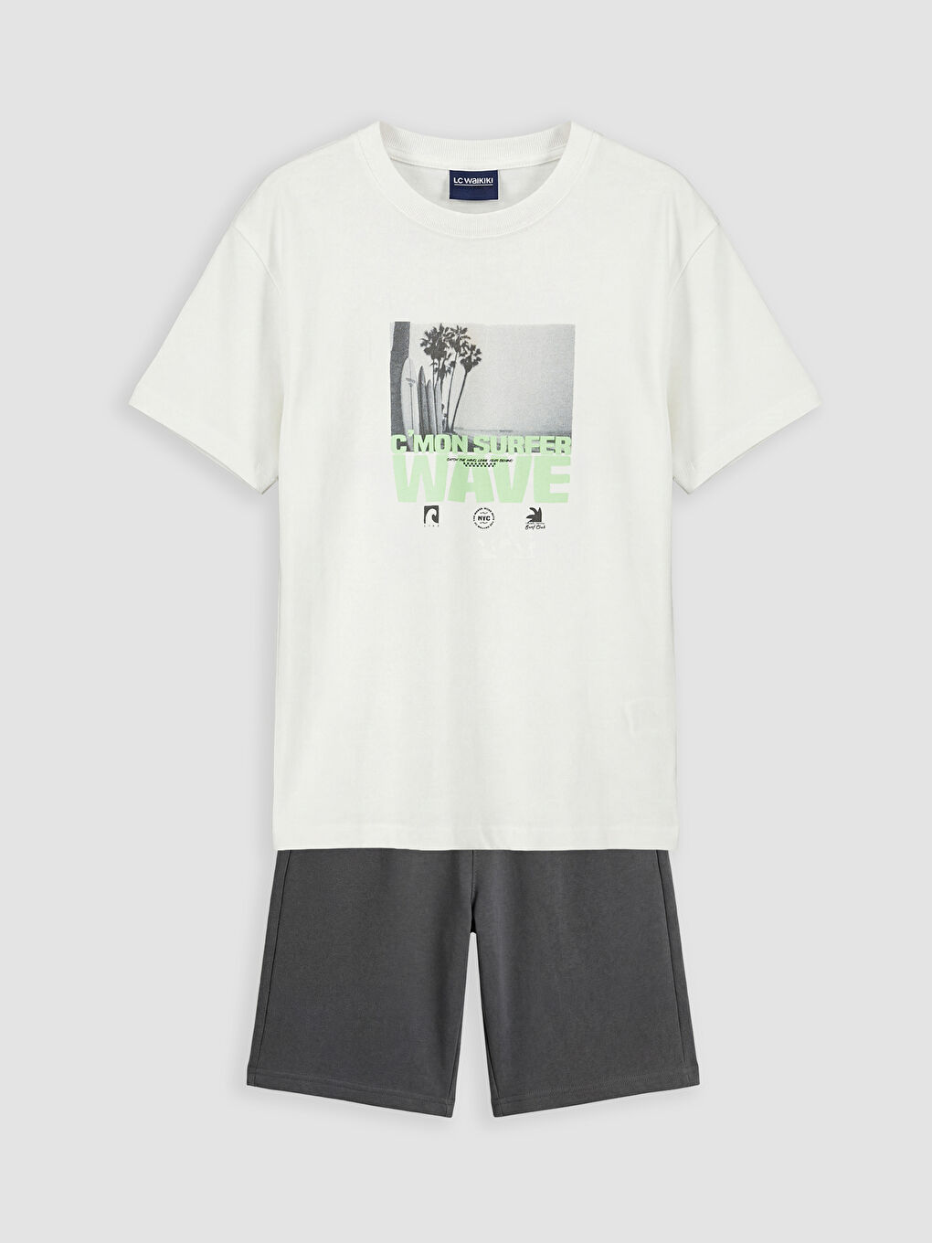 Printed Boys' Shorts Set