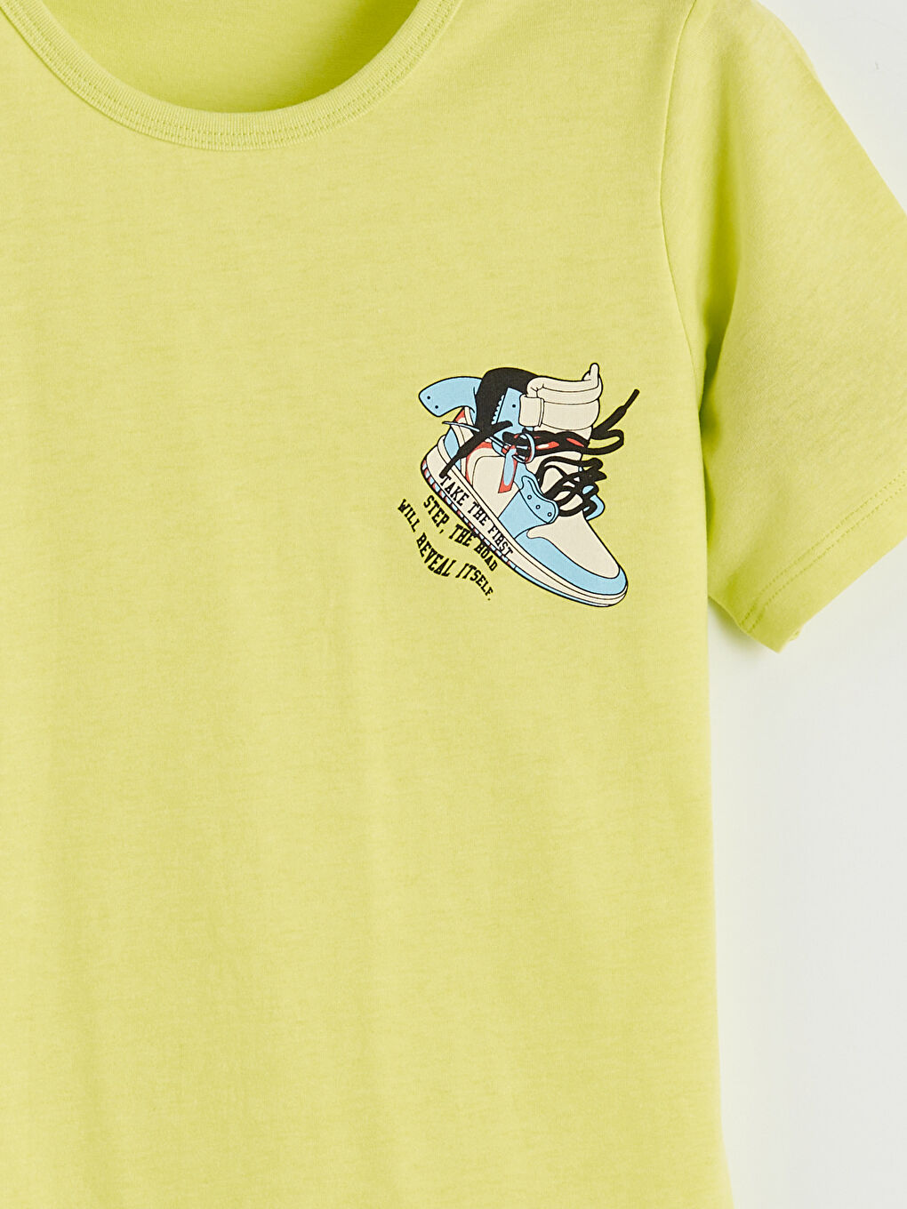 Yeşil Baskılı Erkek Çocuk Şortlu Pijama Takımı-5