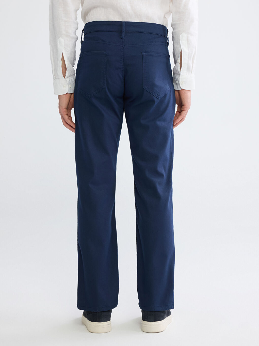Lacivert Standart Kalıp Erkek Pantolon-3