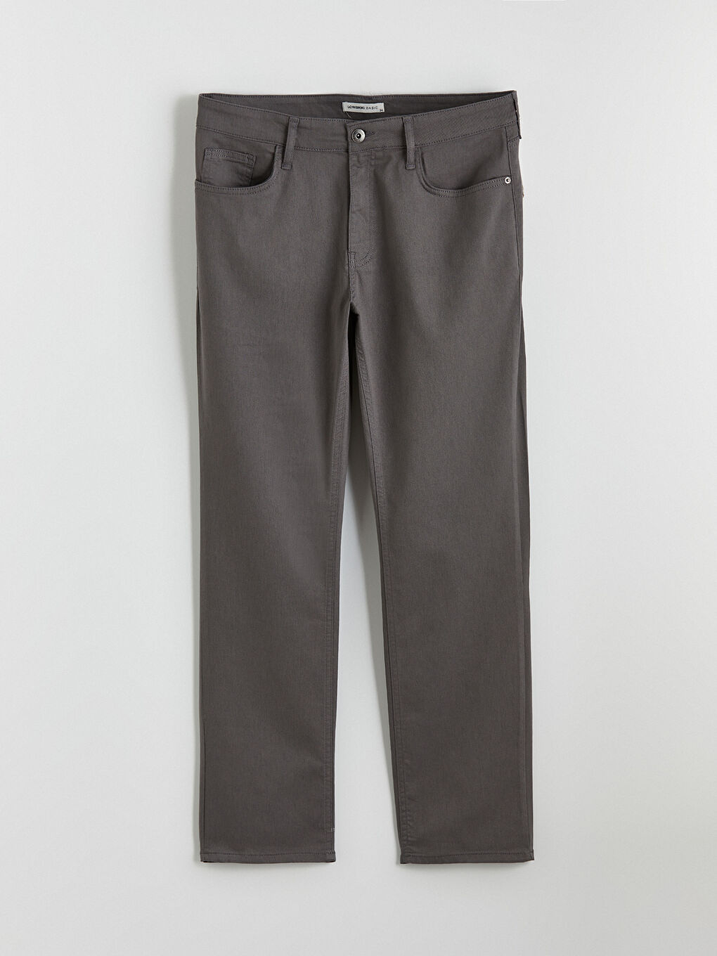 Antrasit Standart Kalıp Erkek Pantolon-4