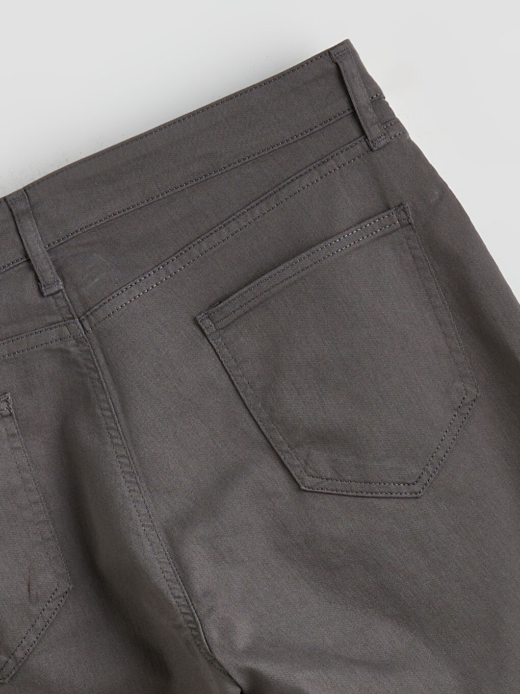 Antrasit Standart Kalıp Erkek Pantolon-5