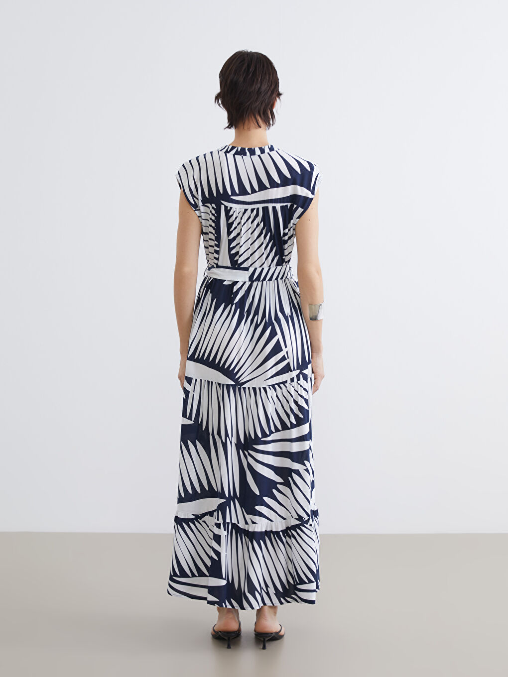 TAMNO PLAVA Haljina Žena-3