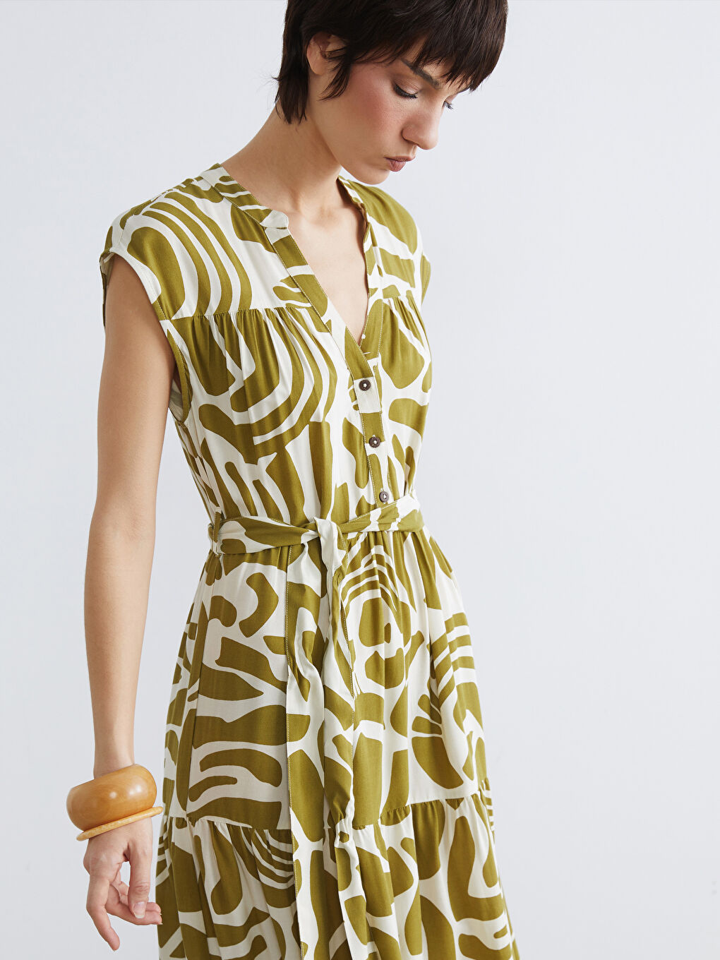 ZELENA Haljina Žena-1