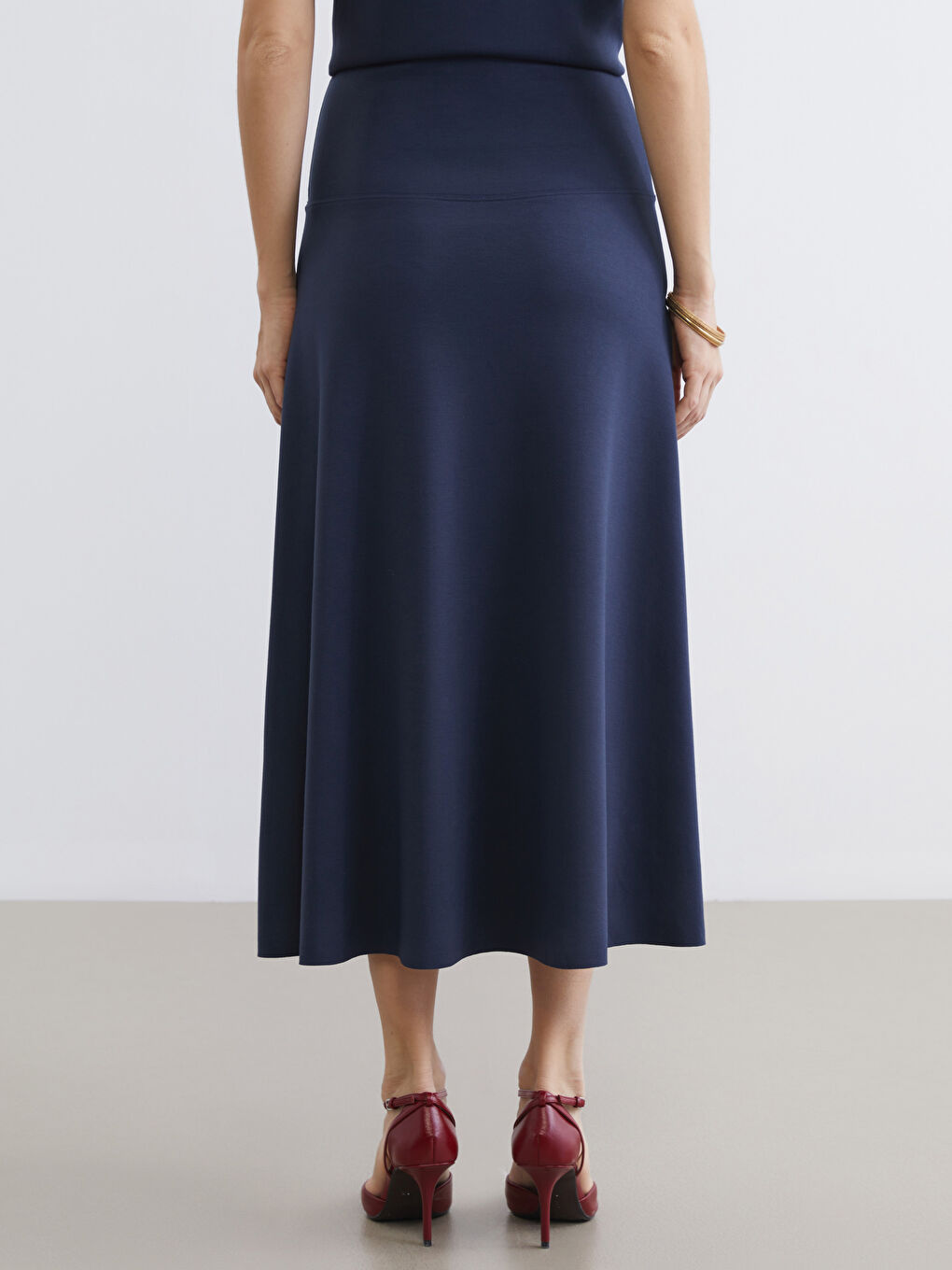 Woman NAVY Skirt-3