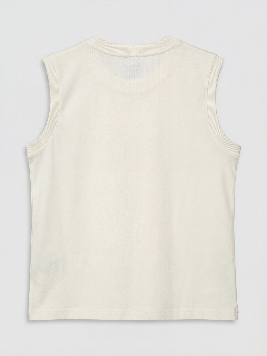 Bej LA Baskılı Erkek Çocuk Atlet-1