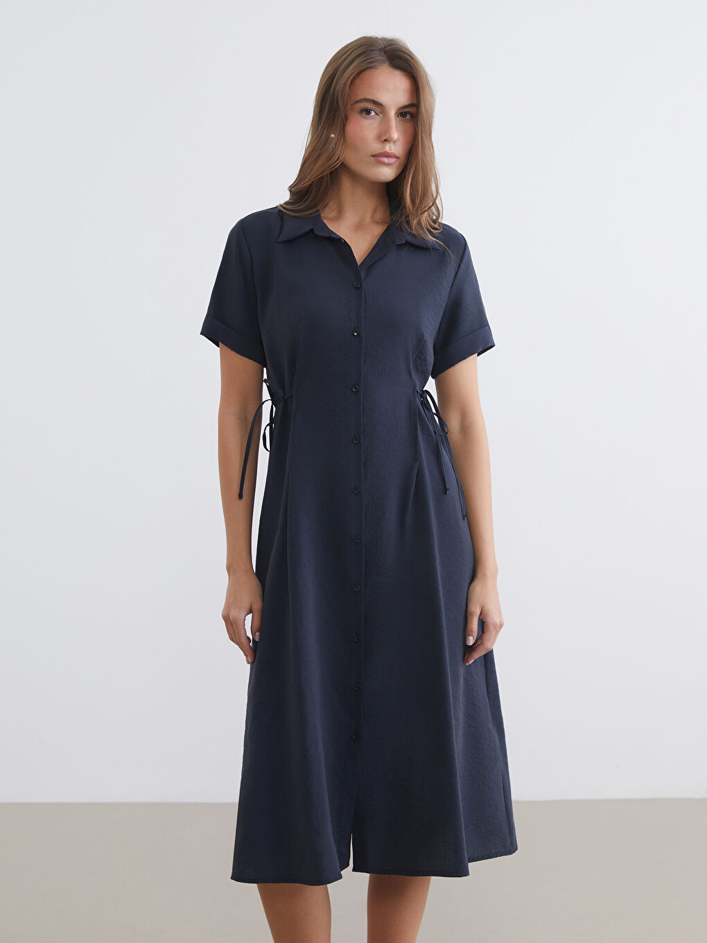 Woman ANTHRACITE Shirt Dress
