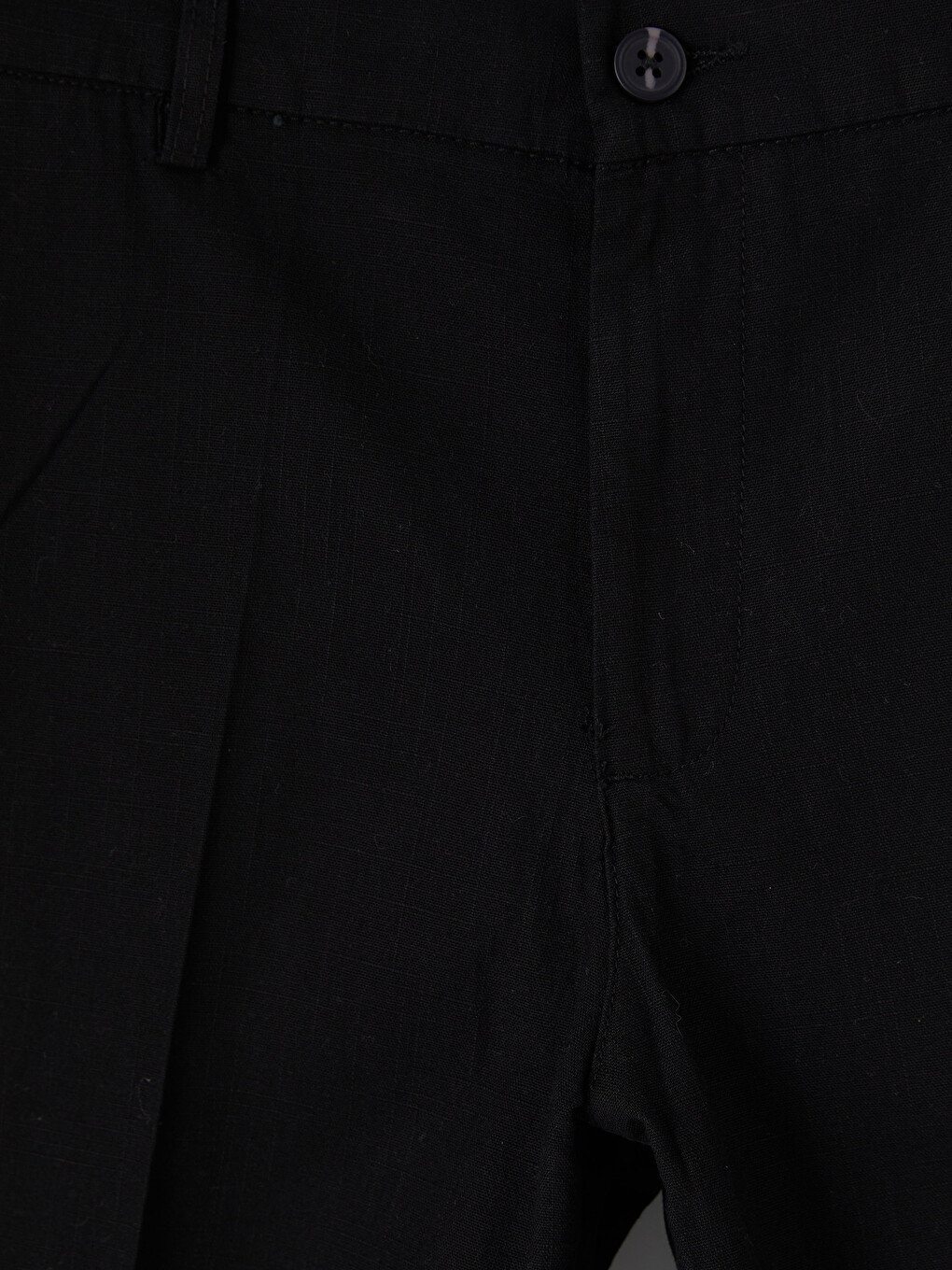 Regular Fit Linen-look Men's Pleated Trousers-6