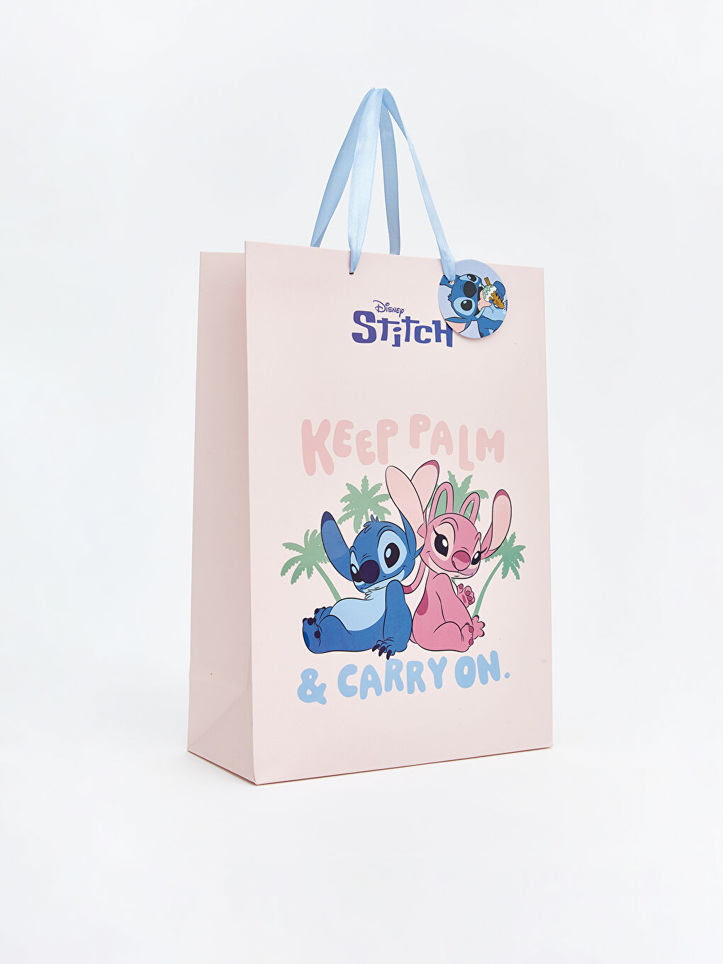 Karışık Lilo ve Stitch Baskılı Karton Poşet-1