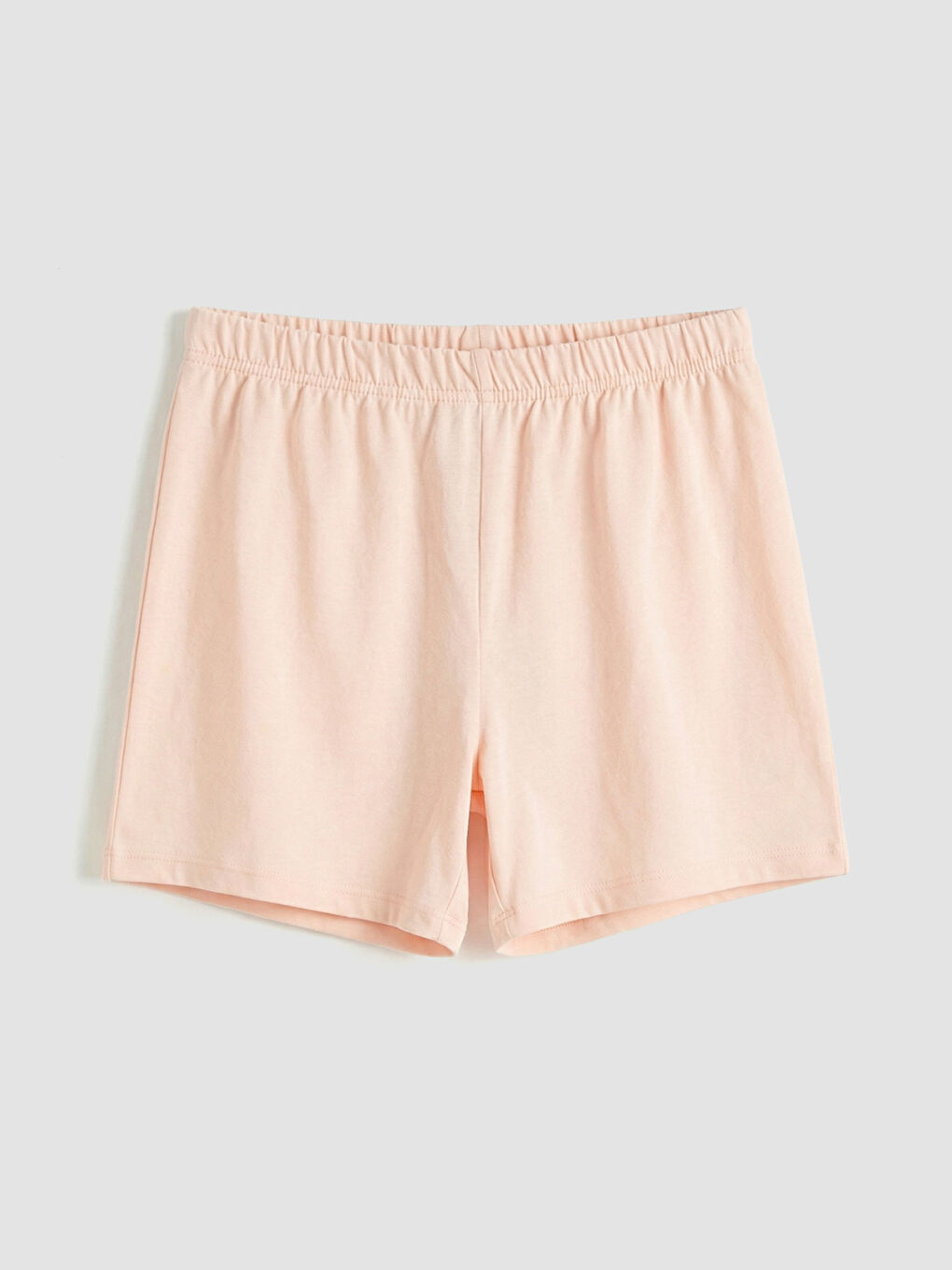 Pembe Bisiklet Yaka Baskılı Kız Çocuk Şortlu Pijama Takımı-4